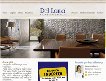 Tablet Screenshot of dellama.com.br